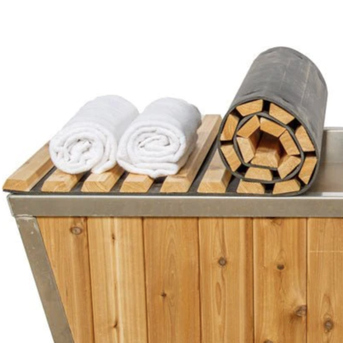Knotty Cedar Roll Up Cover