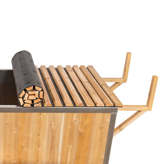 Roll Up Cover - Knotty (Use with Wood Heater)