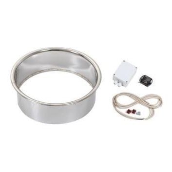 Embedding Flange w/ LED-Lighting for Harvia Cilindro Half Series 6/8kW Sauna Heaters