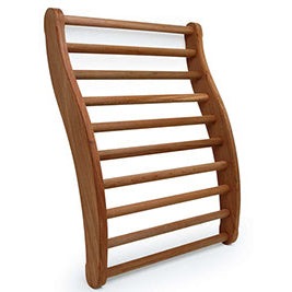 Finnmark Canadian Red Cedar Ergonomic S-Shape Sauna Backrest