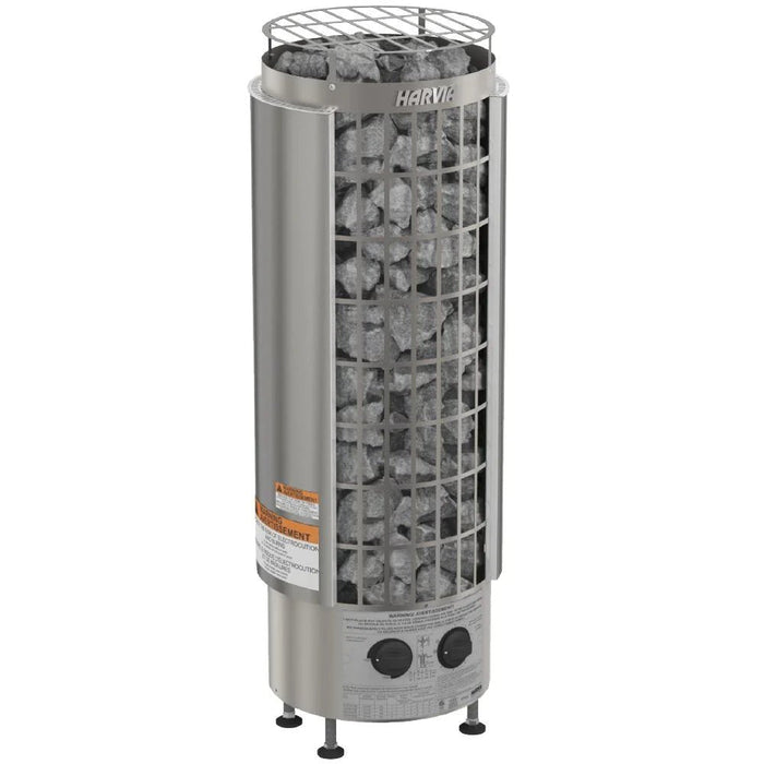 Harvia Cilindro PC60 Electric Sauna Heater 6 kW with Built-In Controls