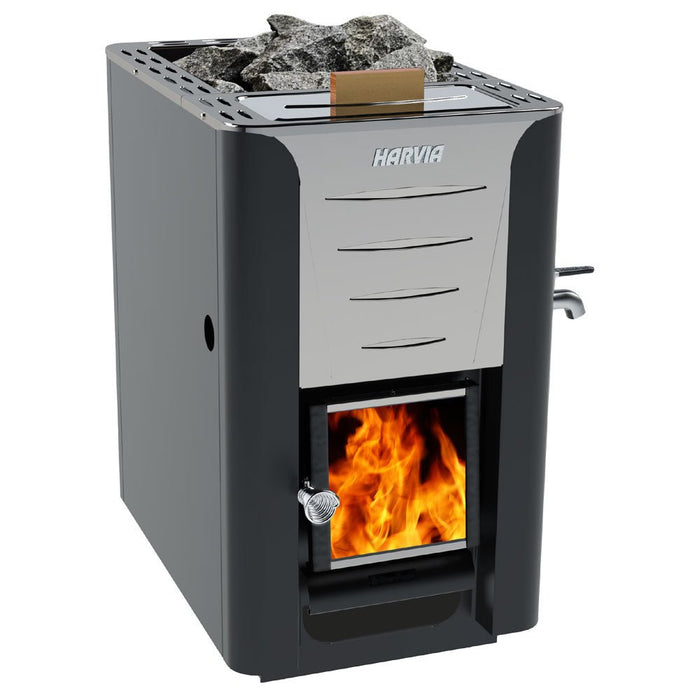 Harvia Pro 20 Series ES Wood-Burning Sauna Stove 24.1kW with Water Tank