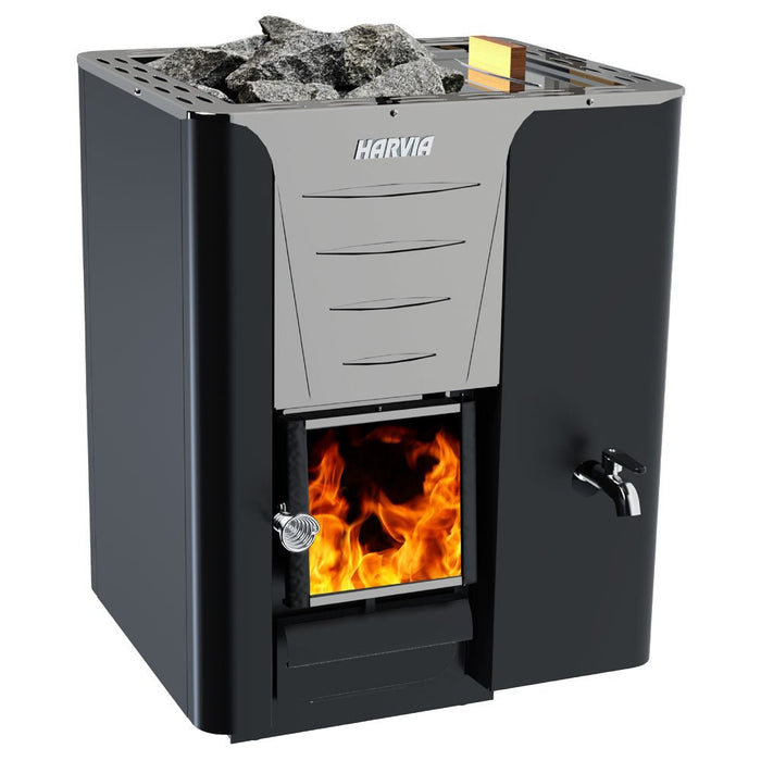 Harvia Pro 20 Series RS Wood-Burning Sauna Stove 24.1kW with Water Tank
