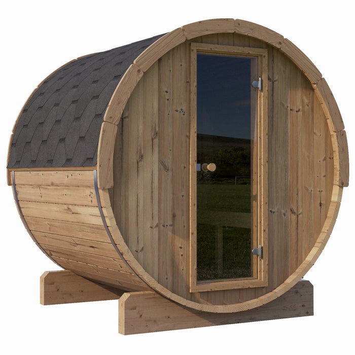 SaunaLife ERGO Series Model E7 Small Barrel Sauna for 4 Person