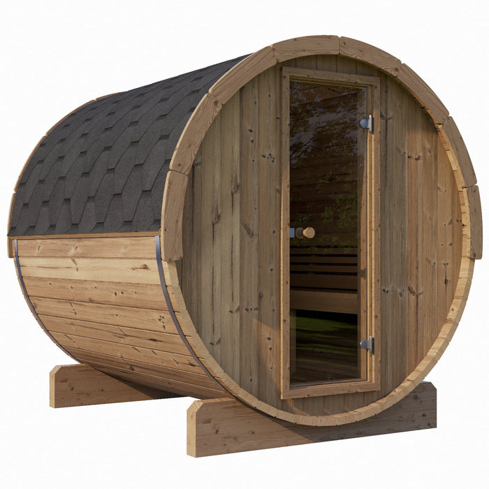 SaunaLife ERGO Series Model E8 Barrel Sauna for 6 Person