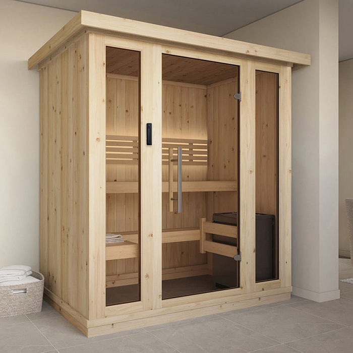 SaunaLife XPERIENCE Series Model X6 Small Indoor Home Sauna for 2-3 Person