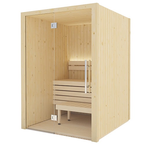 SaunaLife XPERIENCE Series Model X2 Small Indoor Home Sauna for 1-2 Person