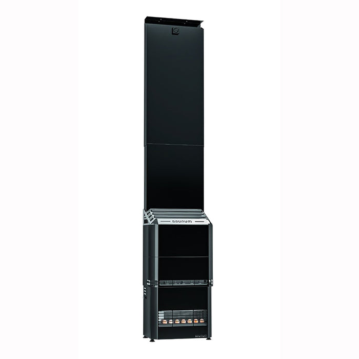 Saunum AIR 5 Electric Sauna Heater 4.8 kW Climate Equalizer Black