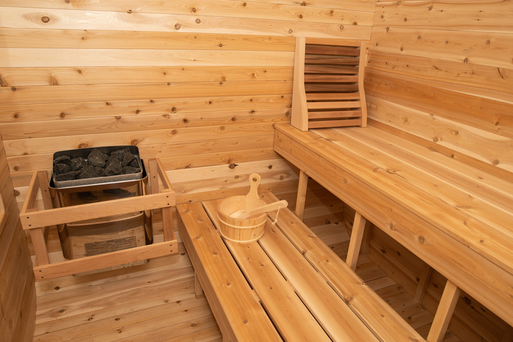 Dundalk Leisurecraft Luna Outdoor Traditional Sauna for 2-4 Person from Canadian Timber