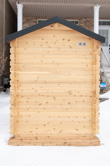 Dundalk Leisurecraft Outdoor Traditional Sauna for 2-3 Person Granby from Canadian Timber