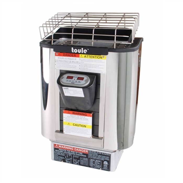 TOULE Electric Sauna Heater 3kW Wet Dry Sauna Heater Stove ETL Certified Digital Controller NTS-100