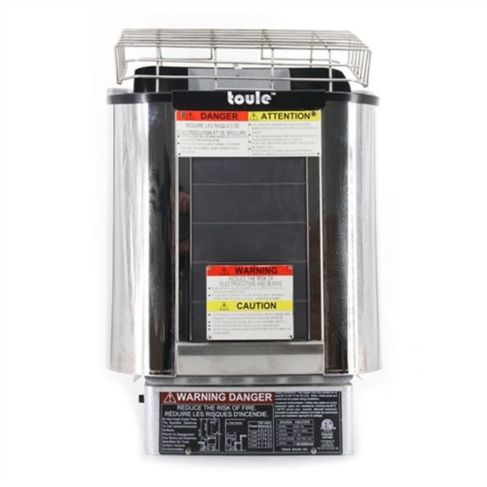 TOULE Electric Sauna Heater 3kW Wet Dry Sauna Heater Stove ETL Certified Wall Digital Controller NTS-300