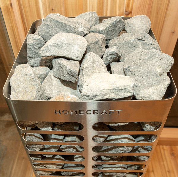 Homecraft Revive Sauna Heater Rocks (200lbs in 5 Boxes)