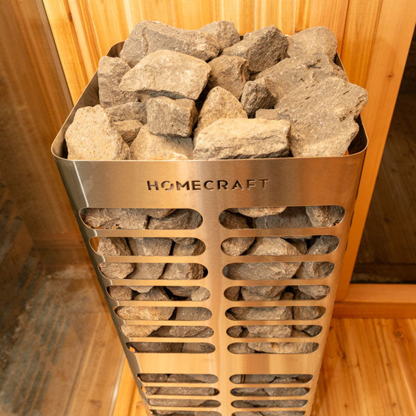 Homecraft Revive Electric Sauna Heater 7.5kW with Rocks, Сontrols and Trim Cover