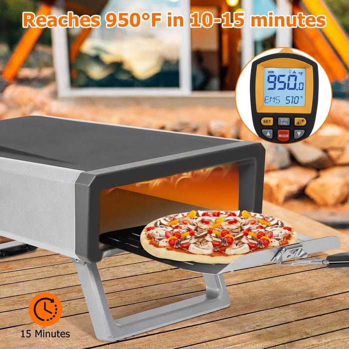 Outdoor Pizza Oven 12" for Bakyard & Camping