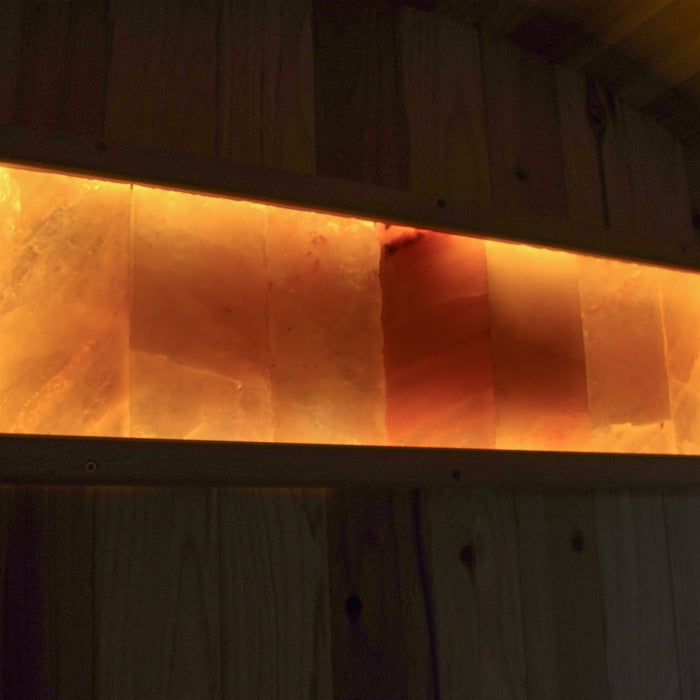 Himalayan Pink Crystal Sauna LED Salt Brick Wall Panel - 62 inches
