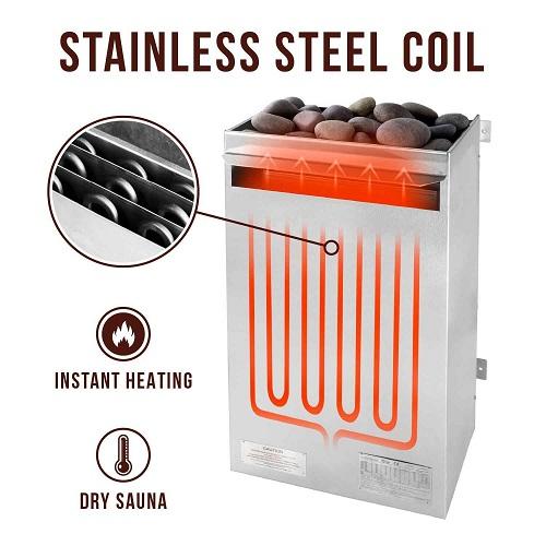 Scandia Ultra Electric Sauna Heater (3.0-4.5kW) Small