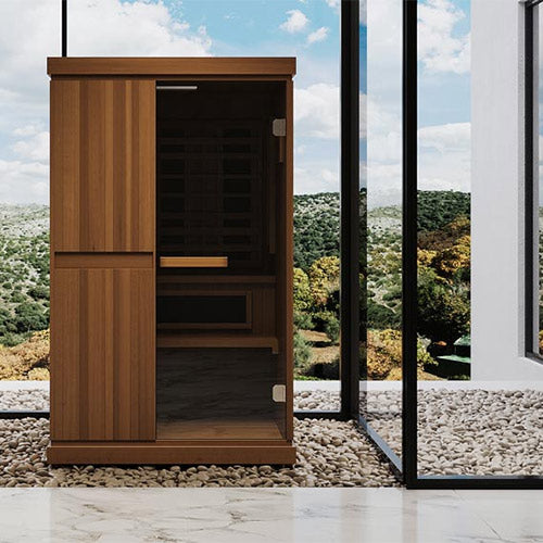Finnmark Small Indoor Infrared and Steam Sauna Trinity Combo for 2 Person FD-4