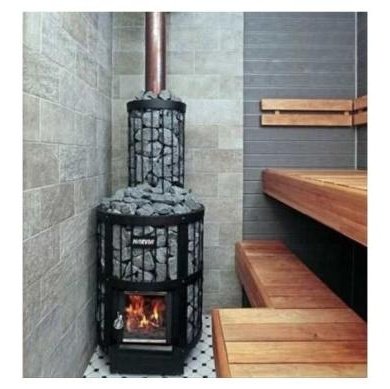 Harvia Legend Series 240 SL Wood-Burning Sauna Stove 21kW with Ext. Feed