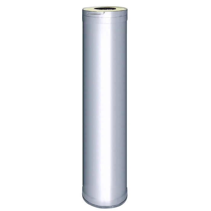 Harvia WHP1000 Sauna Chimney Extension, 1000mm, Stainless Steel