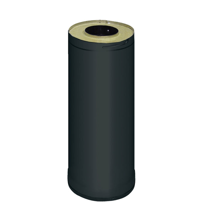 Harvia WHP500M Sauna Chimney Extension, 500mm, Black Steel