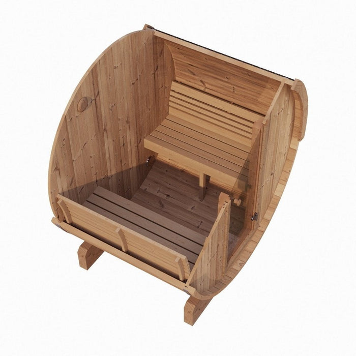 SaunaLife Small Barrel Sauna for 3 Person ERGO Series Model E6