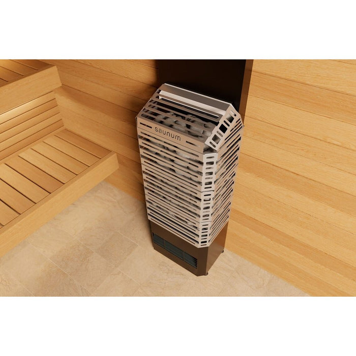 Saunum AIR 10 Electric Sauna Heater 9.6 kW Climate Equalizer Stainless