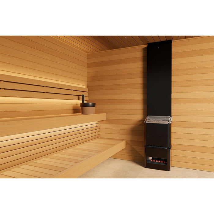 Saunum AIR 5 Electric Sauna Heater 4.8 kW Climate Equalizer Black